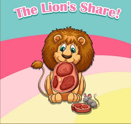 Armanfar_idiom_lion's share